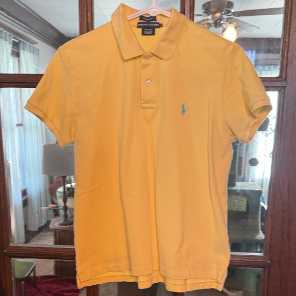 Ralph Lauren Other - Ralph Lauren Girl Yellow Classic Fit Cotton Pique Short Sleeve Polo Shirt L14-16
